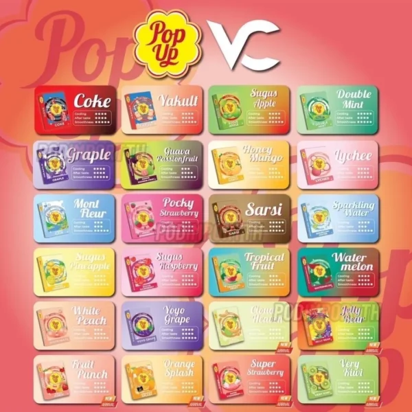 หัวพอต pop up ทุกสี