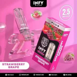 หัวพอต INFY Plus สตอเบอรี่องุ่น